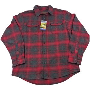 Orvis Heavyweight Flannel Shirt Men's Large NWT